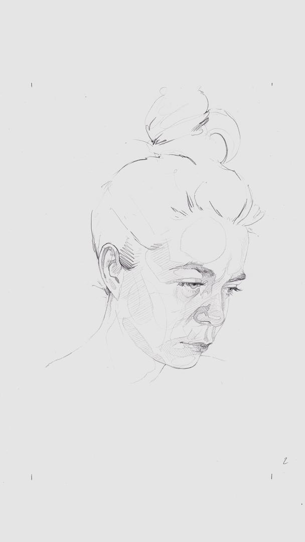 Animated line drawing by Metz Benedek